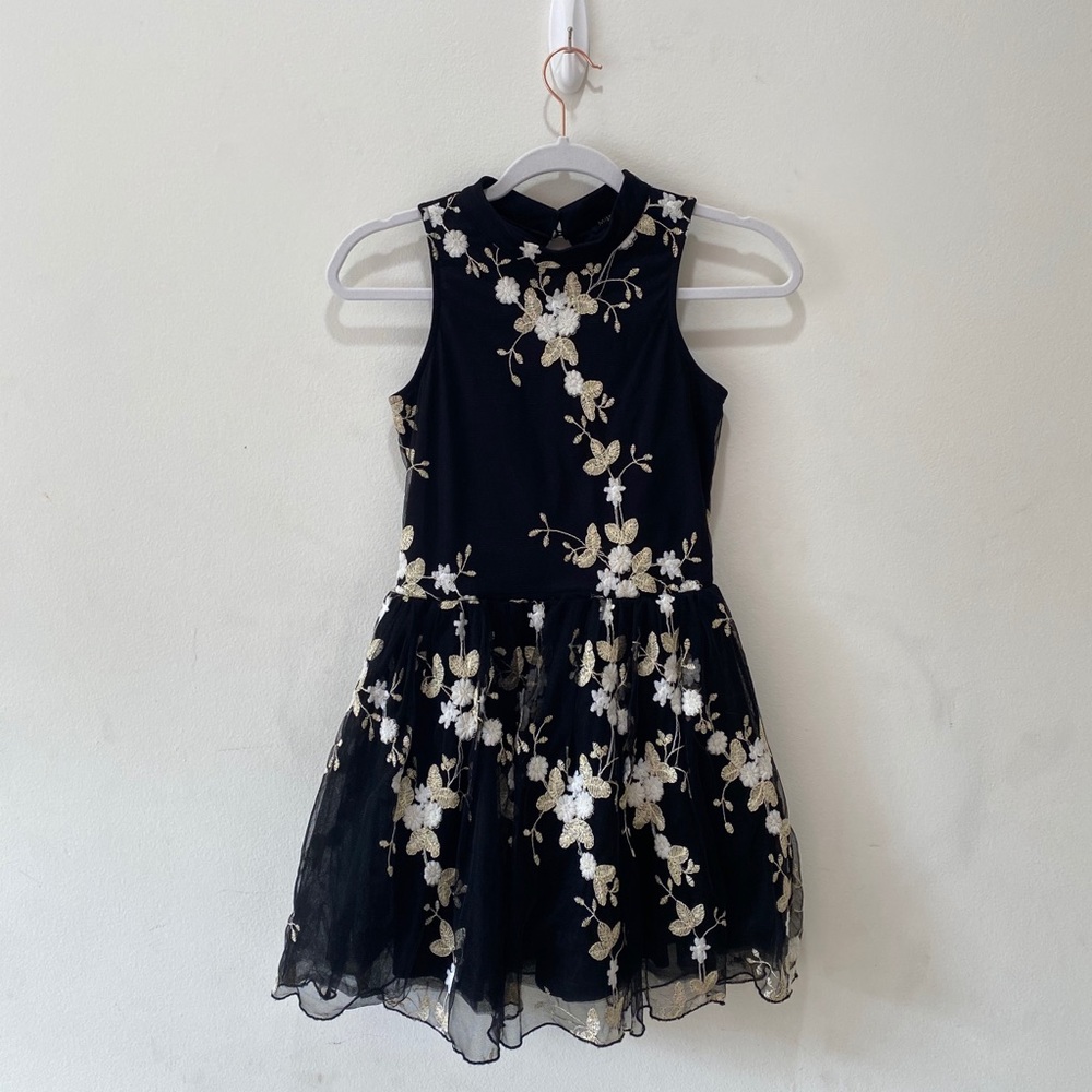Miss Behave Girls - Grace Floral Embroidery Dress